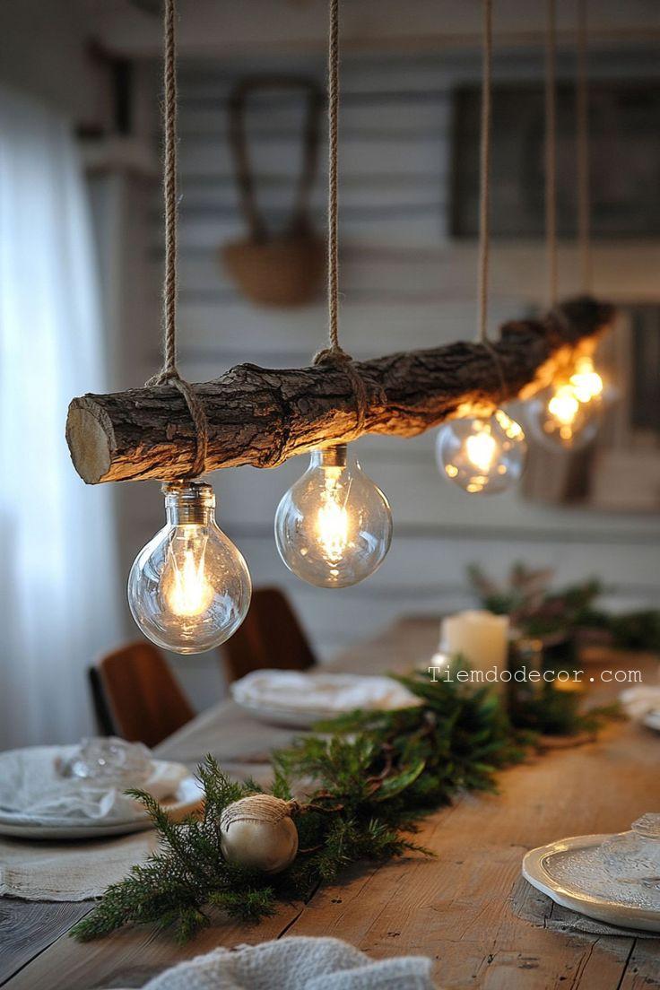 tự làm đèn decor