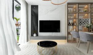 cách chọn màu nội thất theo diện tích