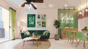 đồ decor phong cách tropical