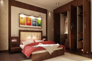 đồ trang trí để đầu giường ngủ đôi