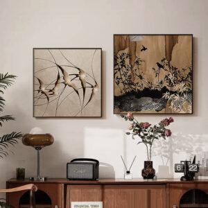đồ trang trí kết hợp khung tranh