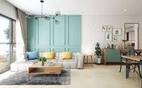 màu sắc giúp mở rộng không gian