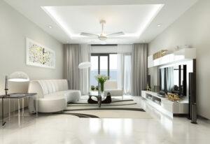 màu sắc giúp mở rộng không gian