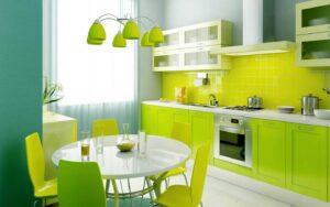 màu sắc nhà bếp phong thủy