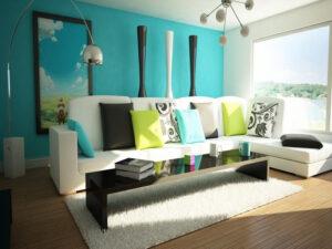 màu sắc tạo chiều sâu nội thất