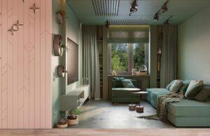 màu sắc và vật liệu decor