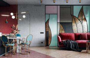 màu sắc và vật liệu decor