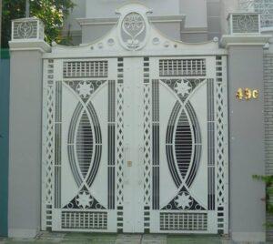 màu sơn cổng nhà phong thủy