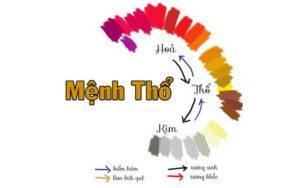 màu sơn hợp mệnh Thổ