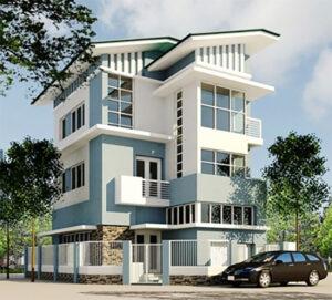 màu sơn nhà tránh xung khắc