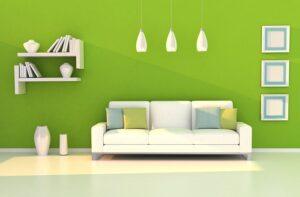 màu tường nhà mệnh Mộc