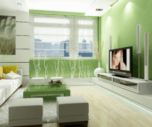 màu tường nhà mệnh Mộc
