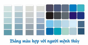 màu tương sinh mệnh Thủy
