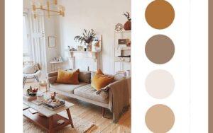 phối màu đơn sắc trong decor