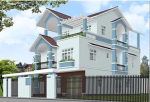 phối màu nhà theo mệnh Thủy