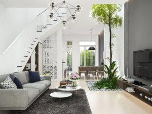 phối màu nội thất nhà hiện đại