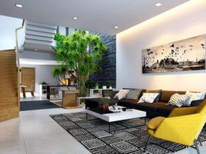 phối màu nội thất nhà hiện đại
