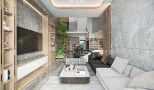 phối màu nội thất nhà hiện đại