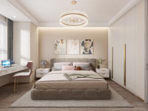 phối màu nội thất tông ấm