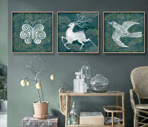 phụ kiện decor bằng vải canvas