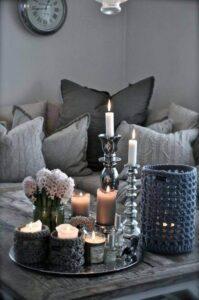 phụ kiện decor để bàn phòng khách