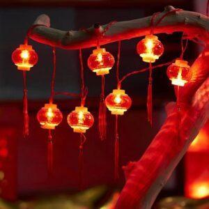 phụ kiện decor treo lồng đèn