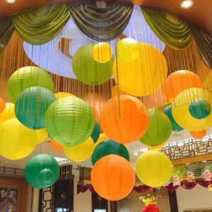 phụ kiện decor treo lồng đèn