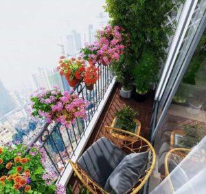 phụ kiện trang trí ban công