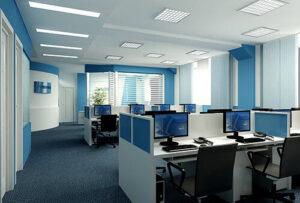 tone xanh dương nội thất