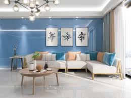 tone xanh dương nội thất