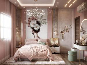 vật dụng decor phòng ngủ lãng mạn