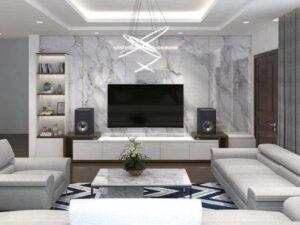 chất liệu đá trong decor
