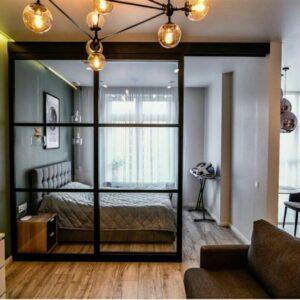 cửa kính trượt decor phòng khách