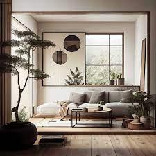 decor phòng khách kiểu Nhật