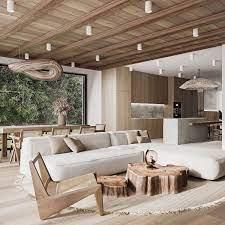 decor phòng khách kiểu rustic