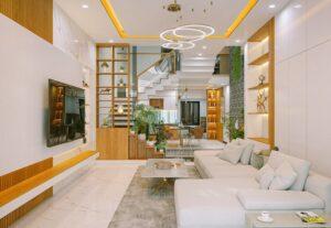 decor phòng khách nhà phố