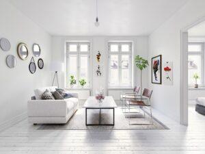 decor phòng khách phong cách Bắc Âu