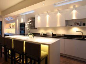 đèn led âm trần nhà bếp