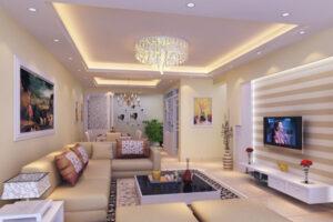 đèn led âm trần phòng khách