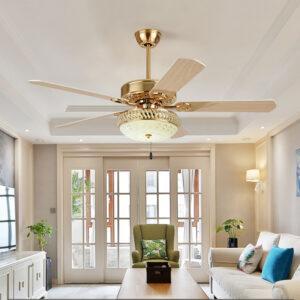 đèn trần dạng quạt decor