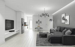 đồ decor trắng đen tối giản