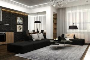 đồ decor trắng đen tối giản