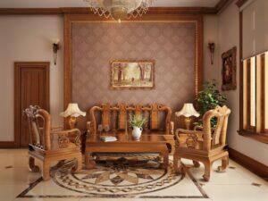 đồ gỗ thủ công decor phòng khách