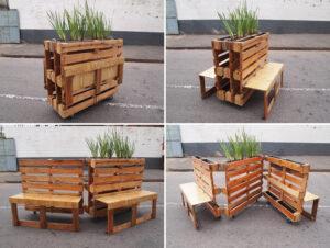 đồ trang trí từ gỗ tái chế
