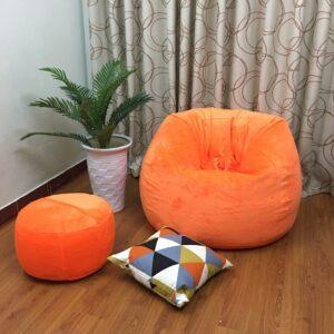 ghế lười hạt xốp phòng khách