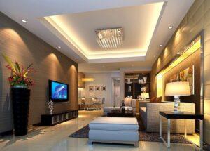 kệ âm tường kết hợp đèn led