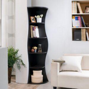 kệ góc tường decor phòng khách