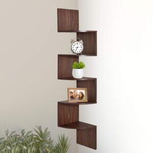 kệ góc tường decor phòng khách