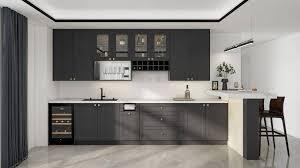 kệ mở phòng bếp hiện đại