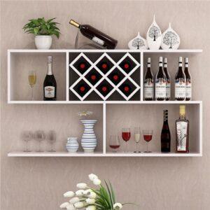 kệ rượu mini decor phòng khách
